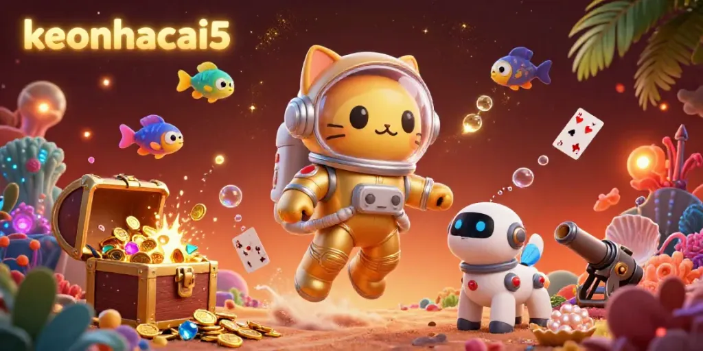 Place bets on keonhacai5 while watching exciting games unfold in vibrant 3D space.
