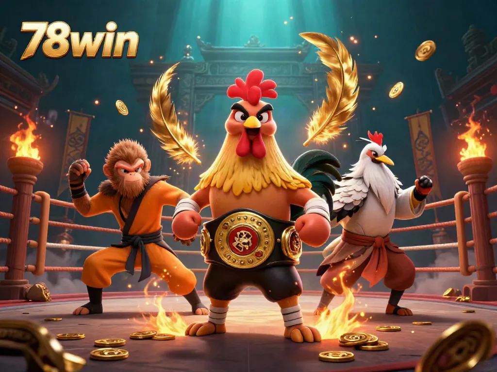 Join the thrilling world of 78win with explosive action and vibrant characters in a dynamic casino setting.
