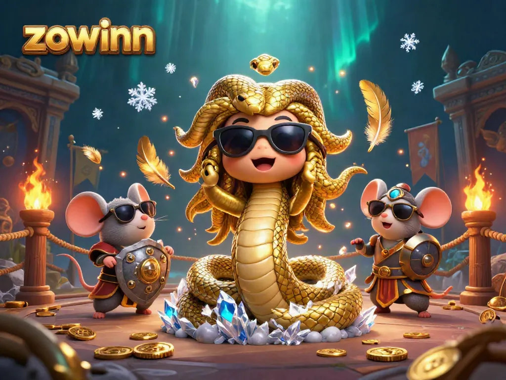 Join Zowinn's vibrant world of fun and winnings with colorful characters and exciting casino elements.