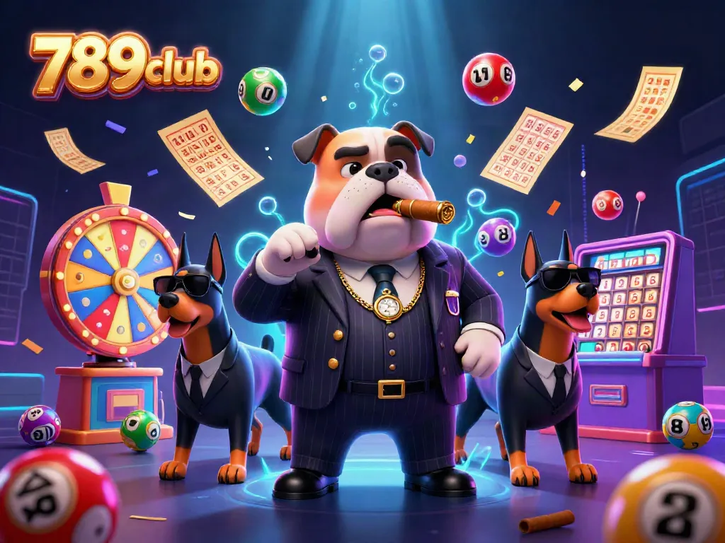 Engage with the vibrant world of 789club featuring a mafia bulldog and dynamic game elements.