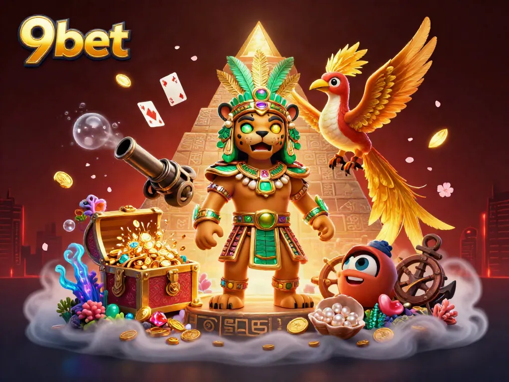 Experience thrilling moments at 9bet with a vibrant casino scene showcasing rich gaming elements.