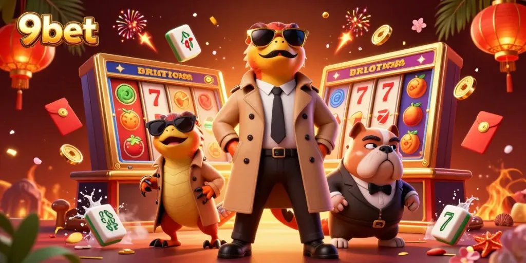 Experience exciting games at 9bet with raptors in a trench coat trying to sneak into a VIP lounge.
