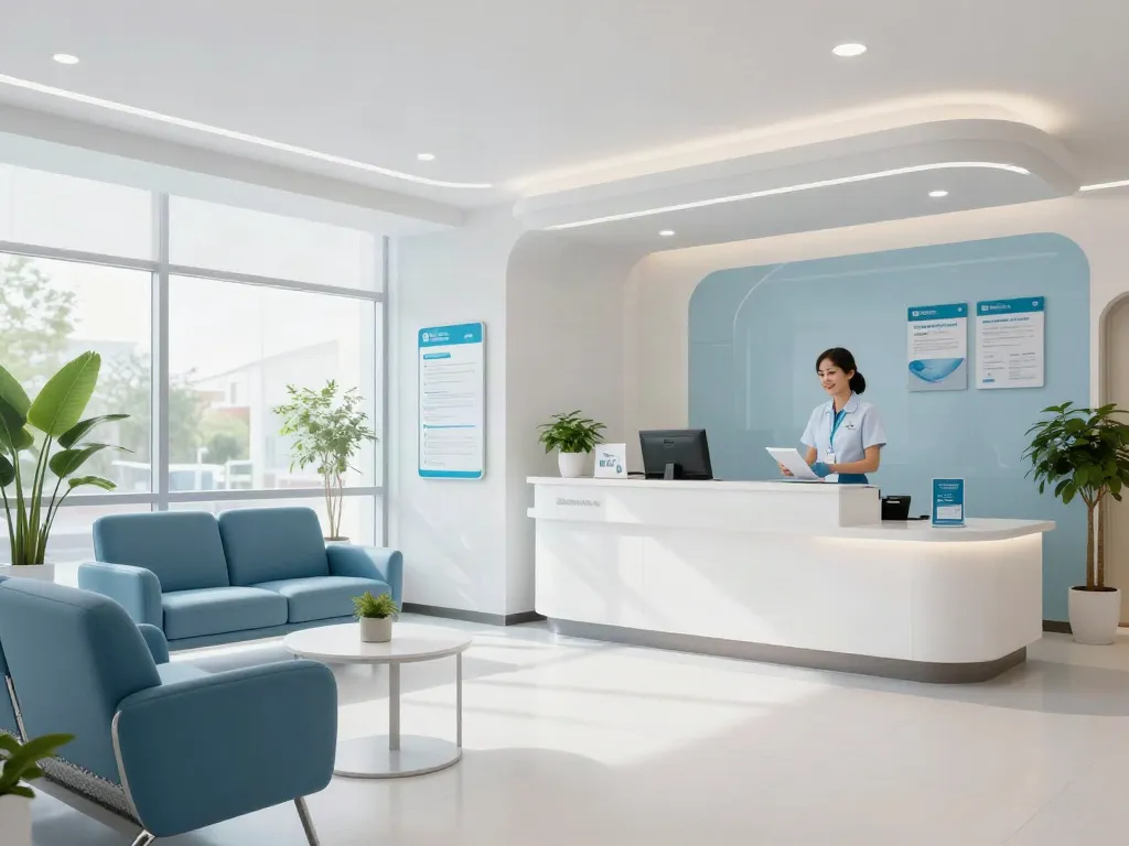 Modern healthcare environment for situs toto services at a trusted clinic, emphasizing patient care and wellness center.