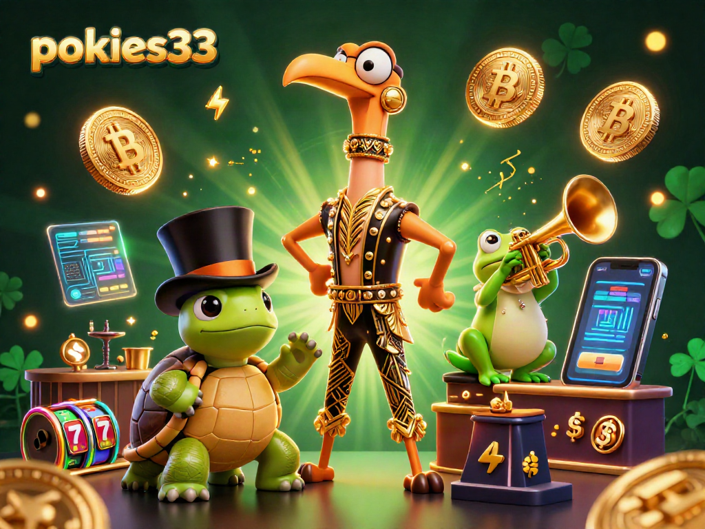 Experience pokies33 with vibrant 3D characters and dynamic casino elements in an exciting gaming scene.