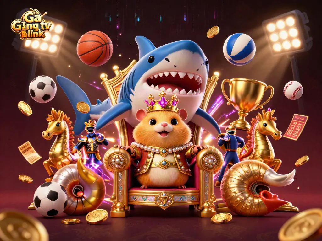 Engage with dynamic sports betting action on Gà vàng tv link featuring animated sports elements.