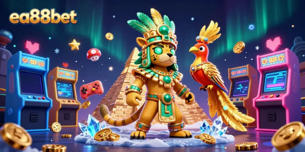 Experience winning strategies with the vibrant world of ea88bet illustrated in 3D form.
