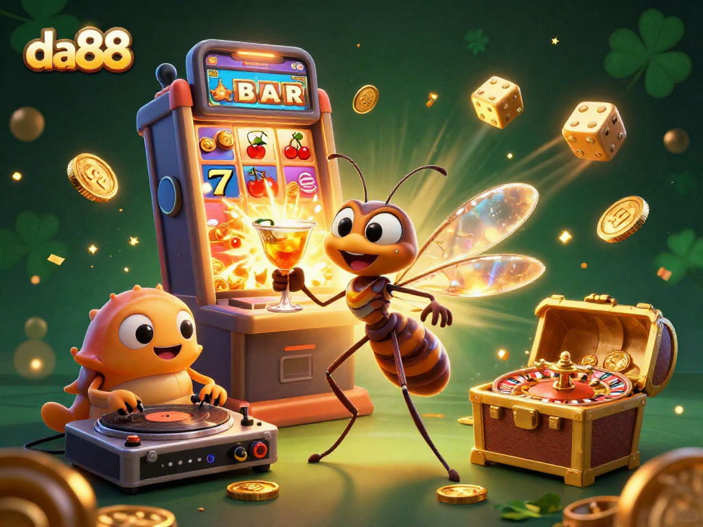 Experience thrilling wins at da88 with a vibrant casino scene bursting with excitement.