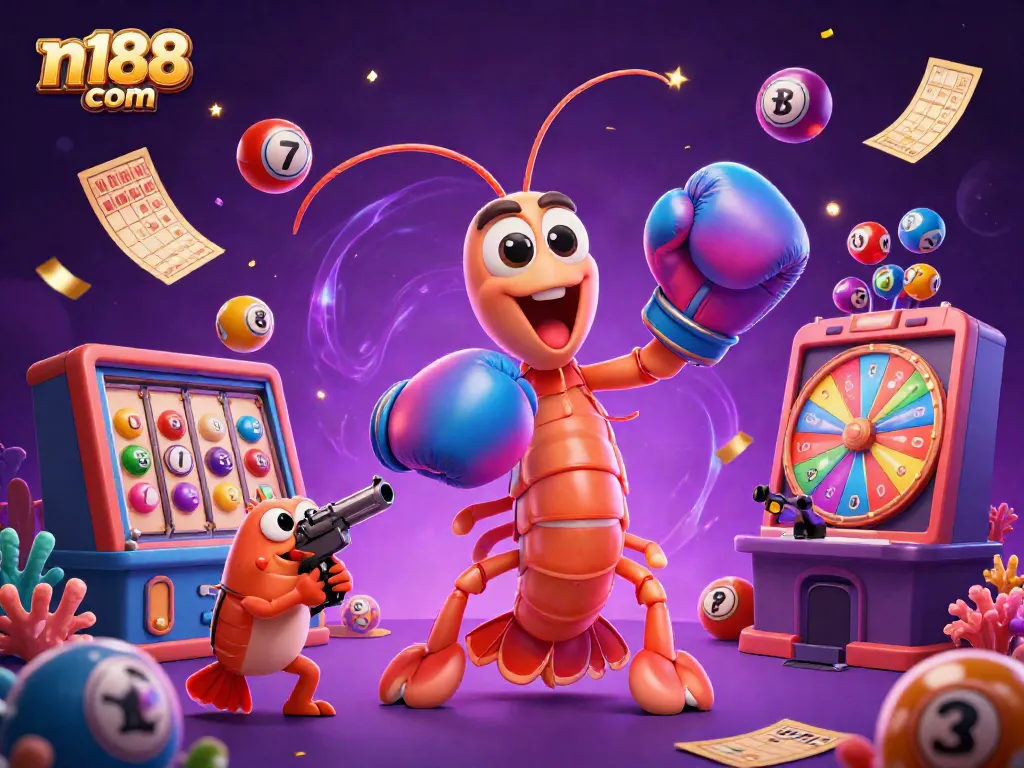 Engage with n188 com as the mantis and pistol shrimp bring excitement to online slots and lottery games.