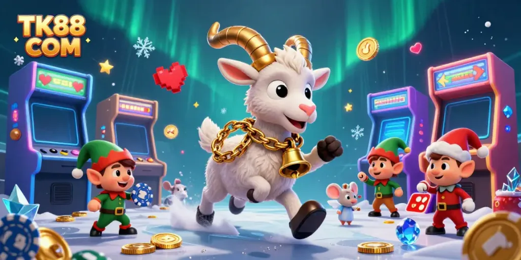 Experience the exciting moments at the TK88 COM casino with Krampus and friends.