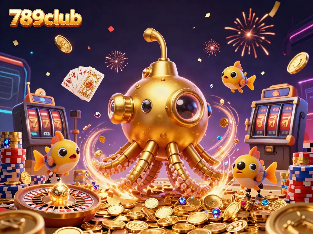 Experience thrilling gameplay at 789club with a vibrant underwater treasure of coins and elite game elements.
