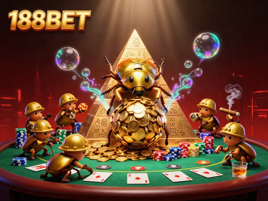 Experience thrilling gaming dynamics at 188BET with unique casino symbols and vibrant visuals.