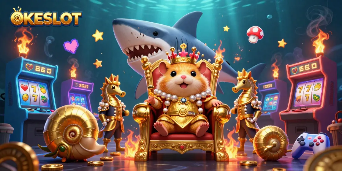 OKESLOT menawarkan pengalaman bermain slot yang menyenangkan dengan raja hamster dan elemen permainan yang menggoda.