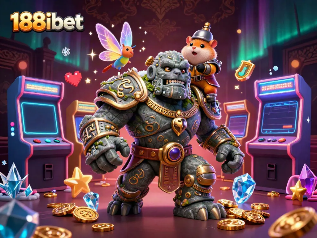 Experience thrilling gaming adventures at 188ibet with vibrant characters and dynamic casino elements.